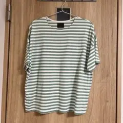 オローネ 半袖ストライプTシャツ トゥモローTシャツ