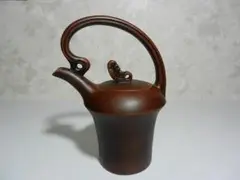 宜興紫砂茶壷(底款「施小馬製」)