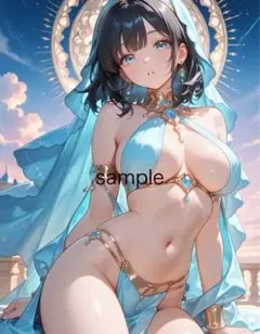 AIイラスト 美女 A4ポスター Ｊ92