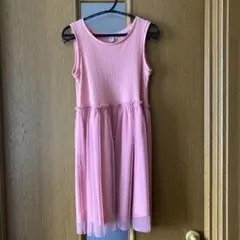 UNIQLO ノースリーブ ワンピース 130サイズ ピンク