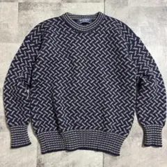 guernsey woollens knit sweater 44 イギリス製