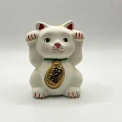 招き猫　両手　万歳　置物　ヴィンテージ　レトロ