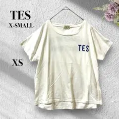 TES テス 半袖Tシャツ サーファー ロゴ刺繍 XS
