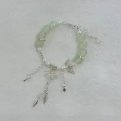 【新品未使用】 【値引◎】ブレスレット 緑 グリーン 蝶 羽