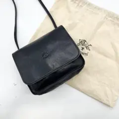 【現行タグ✨美品】イルビゾンテ　ショルダーバッグ　スター　レザー　ブラック