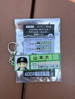 千葉ロッテ パワプロコラボ 山本大斗選手