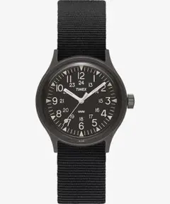 【美品】TIMEX オリジナルキャンパー ブラック ナイロンベルト