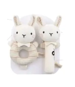 【新品未使用】 にぎにぎ 手首 2点セット ガラガラ ベビーラトル 赤ちゃん