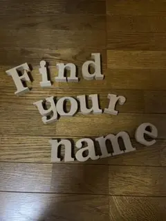 エスコートボード　木製　Find your name