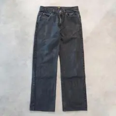 Lee リー W32 ブラックデニム ボトム パンツ 古着 黒 14867