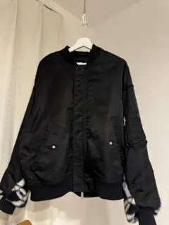 "CHAIN KNITT MA-1"ブラック【中古・古着通販】