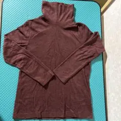 UNIQLO HEATTECH 長袖トップス M バーガンディ