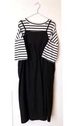新品　ゆべしさん×tsukuru&Lin. ジャンスカ　キャミワンピ　シャンブル