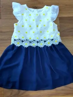 ワンピース　120cm 花柄レース