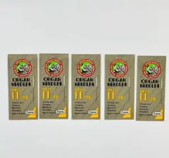 オルガン ミシン針 家庭用HA×1「1袋5本入」11番 5個セット25本