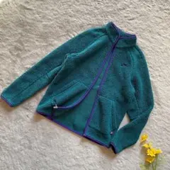 希少色 NIKE ボア フリース 刺繍 ブルゾン