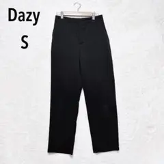 Dazy テーパードパンツ ハイウエスト S カジュアル きれいめ ストレッチ