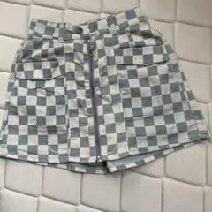 PKLT チェック柄 ハーフパンツ