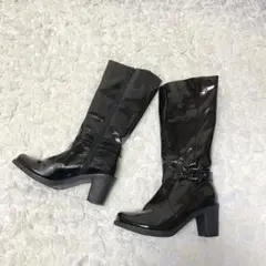 【cavacava】ロングブーツ♡ブラック♡ベルト付き