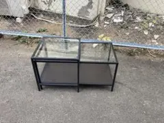 ガラステーブル　IKEA