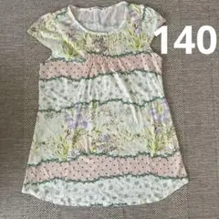 ユニクロ フランシュリッペ UT 140 女の子 Ｔシャ半袖カットソー　リボン