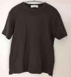 AOURE アウール クルーネック Tシャツ カットソー カーキ ダークグレー
