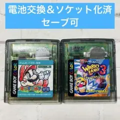 マリオゴルフGB、ワリオランド3不思議なオルゴール ゲームボーイカラー カセット
