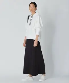 ICB 2022SS【洗える】 クリアフレンチテリー ロングスカート