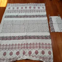 値下げ！ウニコ花柄刺繍掛け布団カバー枕カバーセット 楽天市場】枕カバー M 43×63cm 刺繍 綿100% 日本製 おしゃれ 柄
