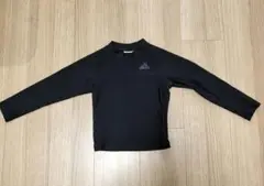 adidas ラッシュガード 長袖 黒 120