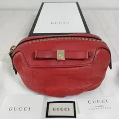 ◼極美品 正規品 グッチ 化粧ポーチ