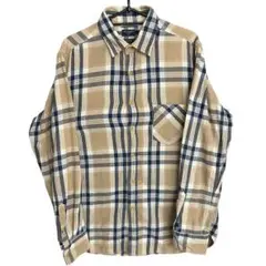 backnumber INDIGO チェック柄 長袖ネルシャツ