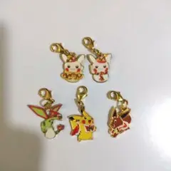 ポケモン　メタルチャーム　クリスマス　ピカチュウ　イーブイ　他5点