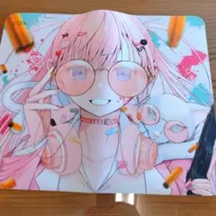 アニメイラスト マウスパッド 約47✕39