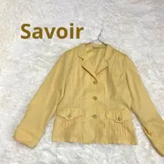 サヴォア Savoir イエロー ジャケット M 肩パッド　ヴィンテージ