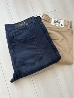 RUSTIC DIME スリムフィットパンツ 2色セット