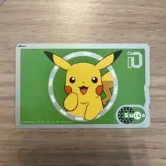 【使用不可】ピカチュウ Suicaカード ポケモン 残高なし