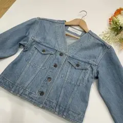 【極美品】J&M DAVIDSON デニムジャケット ライトブルー