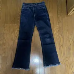 uniqlo フレアジーンズ(股下75cm)