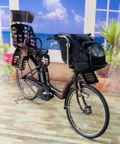 1687 電動自転車ブリヂストン子供乗せ 26インチ ハイクオリティ ブラウン