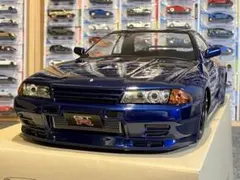 タミヤ ラジコン 日産スカイラインGT-R 塗装済 スペアボディR32ダークメタ