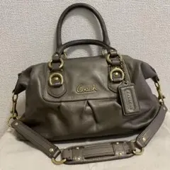 コーチ ハンドバック 肩がけショルダー付