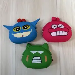 クレヨンしんちゃんシリーズ　シリコン財布 3点セット