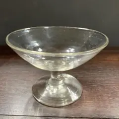 昭和の吹きガラス氷コップ アイスクリームコップ？