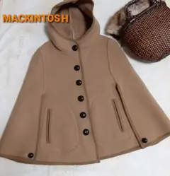 美品【MACKINTOSH】マッキントッシュ◆ポンチョ◆ウールメルトン