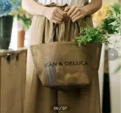 DEAN AND DELUCA メッシュトートバッグ　ゴールドS