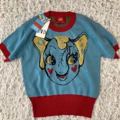 【完売品】タグ付新品 ザラZARA x Harry LambertニットTシャツ