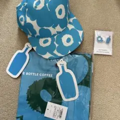 【ちぃこ】ブルーボトル×マリメッコ　キャップ Marimekko x BLUE BOTTLE COFFEE Unikko Cap Limited Edition