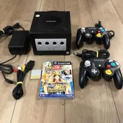 任天堂 ゲームキューブ 本体一式 ブラック コントローラー2個 動作確認済み