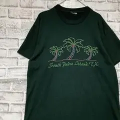 USA製90sヴィンテージTシャツ！シングルステッチ　グリーン半袖古着L715